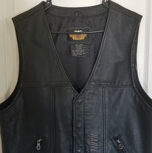 Harley - Davidson leather vest